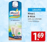 Aktuelle Milch Angebote bei famila Nordost in Kiel Aktuelles Minus L H-Milch Angebot bei famila Nordost in Kiel ab 1,69 €