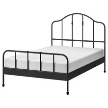 IKEA Halle - Bettgestell schwarz 140x200 cm Bettgestell schwarz 140x200 cm Angebot bei IKEA Halle im Prospekt "Zeit für mehr Weihnachtsstimmung"