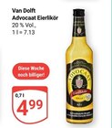 Advocaat Eierlikör im Angebot bei GLOBUS in Amberg Advocaat Eierlikör Angebote von Van Dolft bei GLOBUS Amberg für 4,99 €