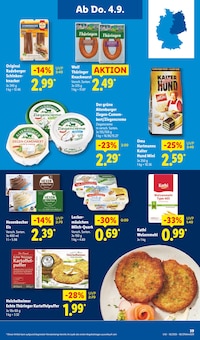 Mettwurst Angebot im aktuellen Lidl Prospekt auf Seite 55