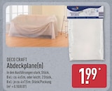 Abdeckplane stark im Angebot bei ALDI Nord in Wolfsburg Abdeckplane stark Angebote von Deco Craft bei ALDI Nord Wolfsburg für 1,99 €