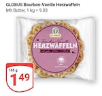 Bourbon-Vanille Herzwaffeln im Angebot bei GLOBUS in Halle Bourbon-Vanille Herzwaffeln Angebote von GLOBUS bei GLOBUS Halle für 1,49 €
