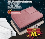 XXL Flanellwohndecke Angebote bei POCO Kassel für 10,00 €