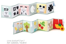 Livre évolutif 3 en 1 - Oxybul à Lille Livre évolutif 3 en 1 en promo chez Oxybul Lille à 16,99 €