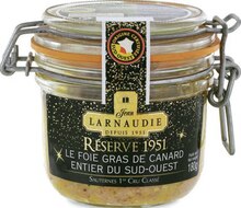Foie Gras de Canard Entier du Sud-Ouest IGP Sauternes 1er Cru Classé Réserve 1951 - Géant Casino à Colombes Foie Gras de Canard Entier du Sud-Ouest IGP Sauternes 1er Cru Classé Réserve 1951 en promo chez Géant Casino Colombes à 19,90 €