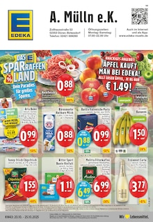 EDEKA Prospekt der Woche "Aktuelle Angebote" Seite 1, 20.10.2025 bis 25.10.2025 für Düren Aktueller EDEKA Prospekt "Aktuelle Angebote" Seite 1 von 24 Seiten für Düren