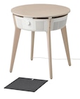 Aktuelles Tisch mit Luftreiniger Zusatzgasfilter gebeiztes Eichenfurnier/weiß Angebot bei IKEA in Berlin ab 164,00 €