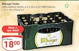 Stubbi Angebote von Bitburger bei GLOBUS Kaiserslautern für 18,00 €