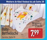 Winnie the Pooh Baby-Bettwäsche Angebote von Disney bei ALDI Nord Cottbus für 7,99 €