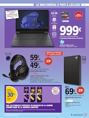 D'autres offres dans le catalogue "SPECIAL HIGH-TECH" de E.Leclerc D'autres offres dans le catalogue "SPECIAL HIGH-TECH" de E.Leclerc à la page 7