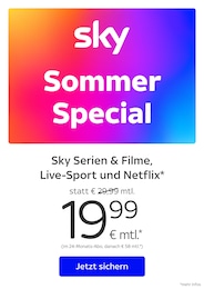 Sky Prospekt für Bretten: "Sommer Special", 1 Seite, 19.05.2026 - 22.06.2026