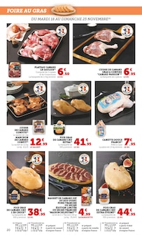 Promotion Boudin Blanc dans le prospectus Super U, valable du 18/11/2025 au 30/11/2025 Promo Boudin Blanc dans le catalogue Super U du moment à la page 20