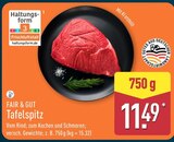 Tafelspitz von Fair & Gut für 11,49 € bei ALDI Nord im Angebot Tafelspitz von Fair & Gut im aktuellen ALDI Nord Prospekt