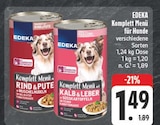Komplett Menü mit Rind & Pute + Muschelnudeln bei EDEKA im Prospekt "" für 1,49 €