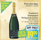 Champagne Brut Premium von Philippe de Lonsac im aktuellen EDEKA Prospekt