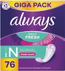 Slipeinlagen Giga Pack von Always im aktuellen Lidl Prospekt