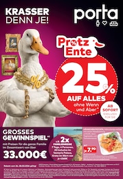 porta Möbel Prospekt: "KRASSER DENN JE!", 1 Seite, 26.02.2026 - 28.02.2026