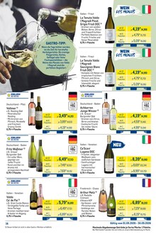 Sekt im aktuellen METRO Prospekt (Köln) Sekt im METRO Prospekt "Monatsmenü September" mit 24 Seiten (Köln)