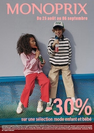 Prospectus Monoprix Chalon S/Saône : «BON PLAN RENTRÉE» avec 1 page, 25/08/2026 - 06/09/2026 Catalogue Monoprix Chalon S/Saône en cours à Lans et aux alentours : «BON PLAN RENTRÉE» avec 1 page, valable du 25/08/2026 au 06/09/2026