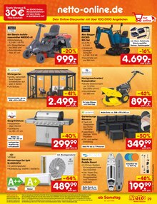 Gartenmöbel im Netto Marken-Discount Prospekt "Aktuelle Angebote" mit 62 Seiten (Fürth)