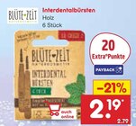 Interdentalbürsten im Angebot bei Netto Marken-Discount in Kaufbeuren Interdentalbürsten Angebote von Blüte-Zeit bei Netto Marken-Discount Kaufbeuren für 2,19 €
