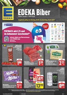 EDEKA Prospekt Wir lieben Lebensmittel! mit  Seiten in Absberg und Umgebung