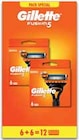 Lames fusion 5 6+6 - GILLETTE dans le catalogue Intermarché