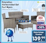 Polyrattan Gartenmöbel-Set Fort Myers Angebote von Juskys bei Netto Marken-Discount Stendal für 139,99 €