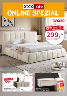 Bett im XXXLutz Möbelhäuser Prospekt "Online Spezial" mit 8 Seiten (Freiburg (Breisgau))