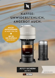 Nespresso Prospekt "Kaffee: Unwiderstehlich, Angebot auch.", 2 Seiten, 02.05.2022 - 17.05.2022 Nespresso Prospekt Kaffee: Unwiderstehlich, Angebot auch., 2 Seiten, 02.05.2022 - 17.05.2022