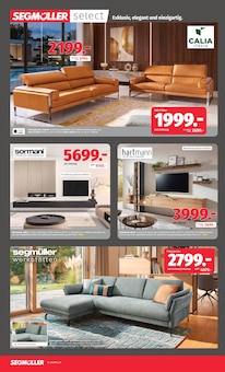 Couch im Segmüller Prospekt "Zum Glück gibt’s Segmüller - Segmüller Select" mit 8 Seiten (Augsburg)