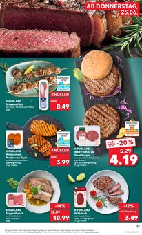 Steak im Kaufland Prospekt "Hier bin ich richtig" mit 58 Seiten (Rostock)