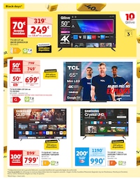 Offre TV Samsung dans le catalogue Auchan Hypermarché du moment à la page 6