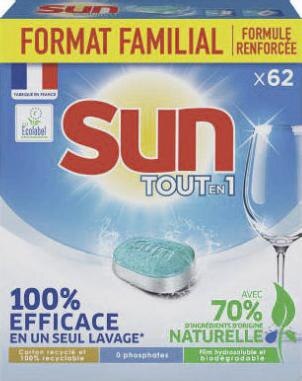 Géant Casino Marignier - Tablettes lave-vaisselle Standard avec 70% d’ingrédients d’origine naturelle Tout en 1* Promo Tablettes lave-vaisselle Standard avec 70% d’ingrédients d’origine naturelle Tout en 1* dans le catalogue Géant Casino Le grand live des marques à Marignier
