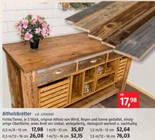 BAUHAUS Bexbach - Altholzbretter Altholzbretter Angebot bei BAUHAUS Bexbach im Prospekt "Handzettel KW 36"