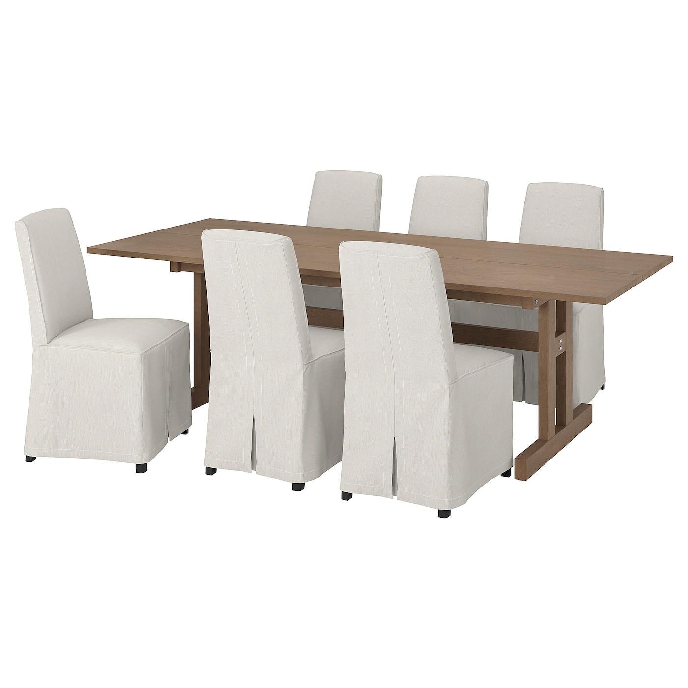 IKEA Würzburg - Tisch und 6 Stühle graubraun/Kolboda beige/dunkelgrau Tisch und 6 Stühle graubraun/Kolboda beige/dunkelgrau Angebot bei IKEA Würzburg im Prospekt Viele tolle Preise zum Träumen