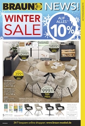 BRAUN Möbel-Center Prospekt für Lenzkirch mit 8 Seiten BRAUN Möbel-Center Prospekt für Lenzkirch: "WINTER SALE", 8 Seiten, 18.12.2024 - 18.01.2025