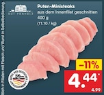 Puten-Ministeaks von Gut Ponholz im aktuellen Netto Marken-Discount Prospekt