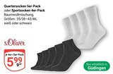 Quartersocken im Angebot bei GLOBUS in St. Ingbert Quartersocken Angebote von s.Oliver bei GLOBUS St. Ingbert für 5,99 €