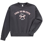 Mädchen Sweatshirt mit Bio-Baumwolle im aktuellen Ernstings family Prospekt für 12,99 €