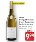 E center - Grauer Burgunder Kabinett trocken Angebot im Prospekt Grauer Burgunder Kabinett trocken bei E center im Prospekt "" für 9,99 €
