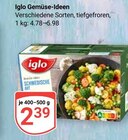 Gemüse-Ideen Angebote von Iglo bei GLOBUS Trier für 2,39 €