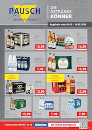 Getränkefachmarkt Rausch Prospekt für Wettenberg: "DIE GETRÄNKEKÖNNER", 2 Seiten, 04.05.2026 - 16.05.2026