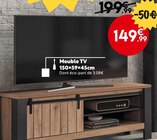 Meuble TV en promo chez Maxi Bazar Calais à 149,99 €