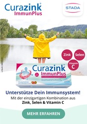 Curazink Prospekt für Kiel der aktuellen Woche, gültig von 01.11.2023 bis 30.11.2023 Aktueller Curazink Kiel Prospekt "Unterstütze Dein Immunsystem!" mit 2 Seiten