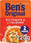 Riz tomate à l'italienne - BEN'S ORIGINAL en promo chez Intermarché Super Roubaix à 0,84 €