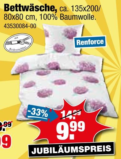 tejo's SB Lagerkauf Giersleben - Bettwäsche Bettwäsche Angebot bei tejo's SB Lagerkauf Giersleben im Prospekt 21% AUF MÖBEL, MATRATZEN UND KÜCHEN!