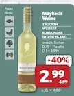 Weisser Burgunder Trocken von Maybach im aktuellen combi Prospekt