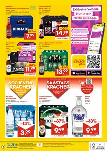 Wasser im aktuellen Netto Marken-Discount Prospekt (Heilbronn) Wasser im Netto Marken-Discount Prospekt "DER ORT, AN DEM DU IMMER AUSGEZEICHNETE PREISE FINDEST." mit 2 Seiten (Heilbronn)