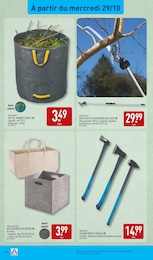 Prix et réduction Maroquinerie dans le prospectus Aldi en cours Offre Maroquinerie dans le catalogue Aldi du moment à la page 40